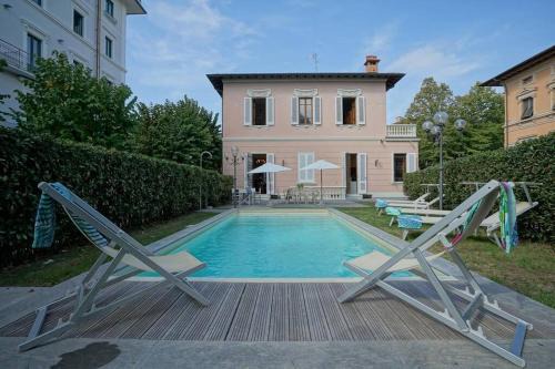Montecatini Terme Apartment | Villa Lilli con piscina riscaldata