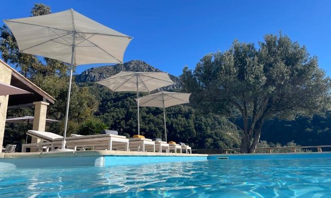 Menton Villa | Villa-Monti 5 Star Superhost, Luxury Villa with pool, sleeps 7