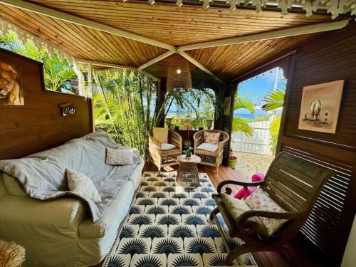 Trois-Bassins House | Villa Pinky Créole vue mer proche plage