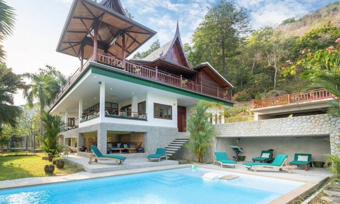 Rawai Villa | Villa Private Pool 5/6 CH 10/12 P Tropical Park, Near Naï Harn Beach