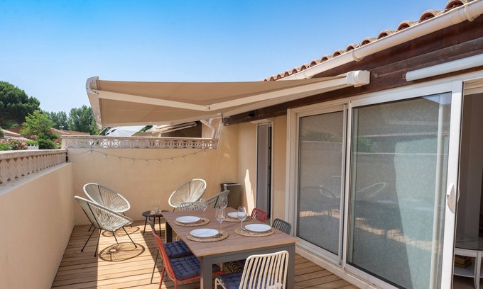 Vias House | Villa rénovée climatisée à 600m de la plage