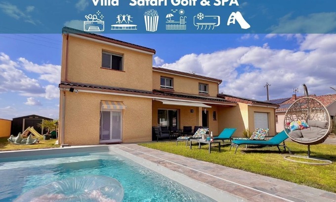 Plaisance-du-Touch Villa | Villa Safari Golf & Spa - Toulouse - prox. Airbus