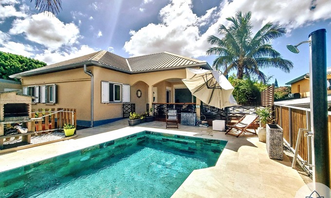 La Riviere Saint-Louis Villa | Villa San Tiago**** - 140 m² - Pool heated- St-Louis