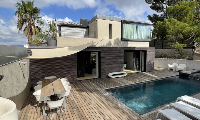 Perier Villa | Villa sea view haut de Perier