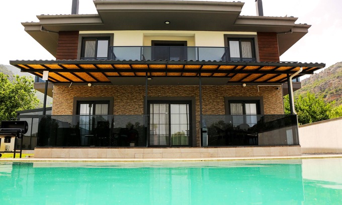 Ortaca Villa | Villa SEMI - secluded outdoor pool and indoor pool