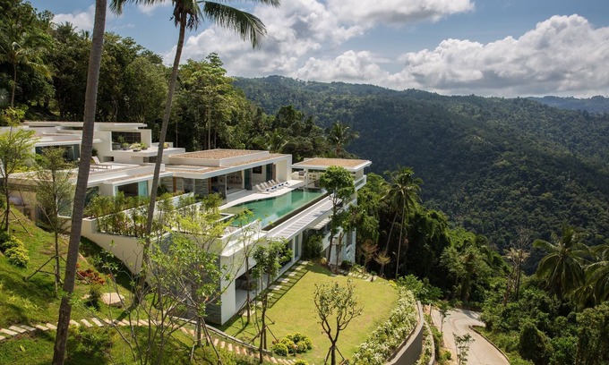 Na Thon Villa | Villa Spice – Luxurious Private Pool Villa with Spectacular Views, Gym & Chef