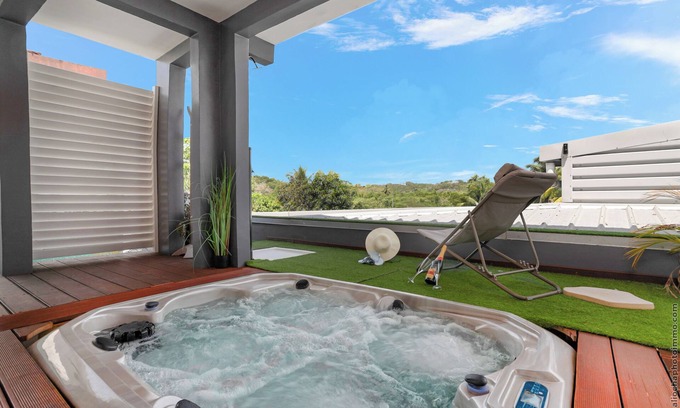 Pointe de la verdure Villa | Villa T3 Cosy Jaccuzi au Gosier