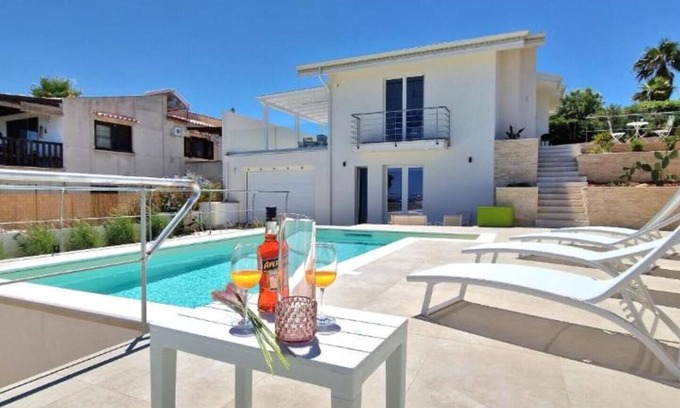 Castellammare del Golfo Villa | "Villa Taliala" with sea view, private terrace and private pool