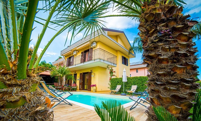 Santa Venerina Villa | Villa "Tra Etna e Mare con Piscina" with Sea View, Private Pool & Wi-Fi