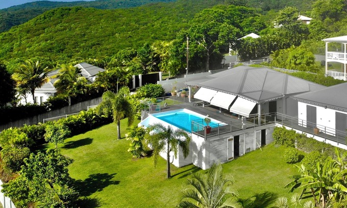 Deshaies Villa | Villa Vaïtea, pool, sea view, 3 bedrooms, Leroux area