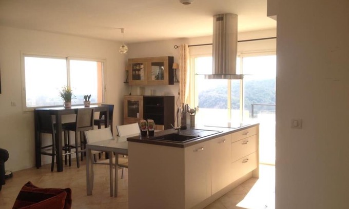 Folelli Villa | Villa vue magnifique sur mer, à 4 km de la plage