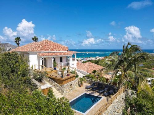 Orient Bay Villa | Villa West Indies, spectacular sea view, inside Orient Bay resort, private pool