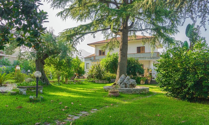 Viagrande Villa | Villa with large garden and views of Mount Etna. Gazebo and barbecue