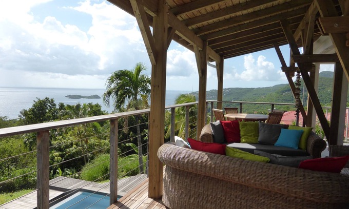 Bouillante Villa | Villa with private pool, exceptional views of the sea and Pigeon Islands