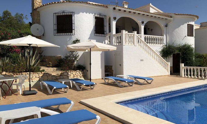 Cumbre del Sol Villa | Villa with private swimming pool and sea view