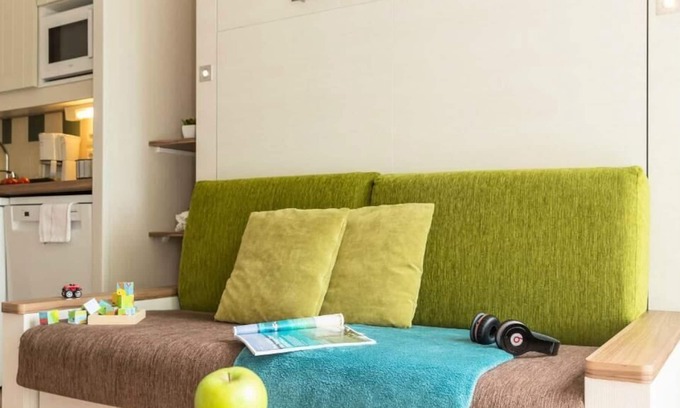 Branville Apartment | Village Pierre & Vacances Normandy Garden *** - Studio 3 people - 1 sleeping area - Garden level - Terrace - Hameau district