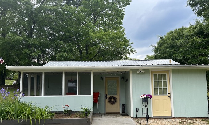 Ball Ground Cottage | Visit cozy Byrd Hill Cottage nestled on a quiet street- short walk to downtown.