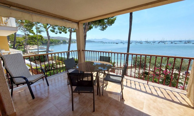 Puerto de Pollensa Apartment | VORAMAR 85 1º IZQ 2 bedroom, 2 bathroom apartment, Sea views, WIFI, air con