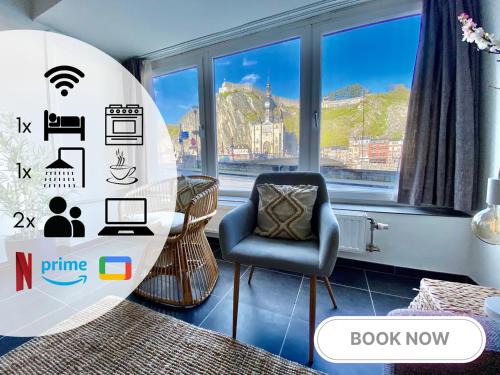 Dinant Apartment | Vue Meuse, en face de la citadelle