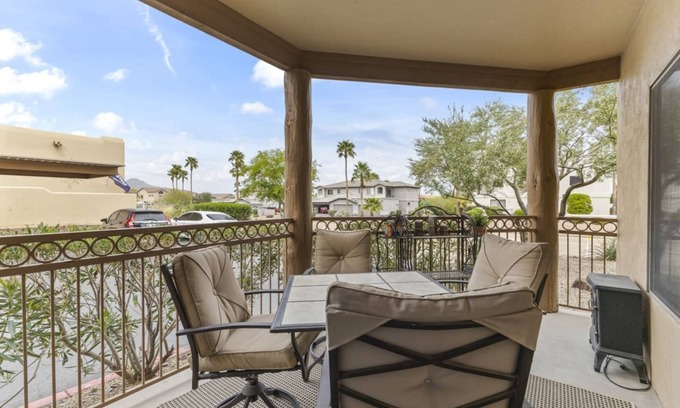 Fountain Hills Apartment | Walk to Fountain Park! Ground-Floor Condo w/Pool, Spa & Private Patio