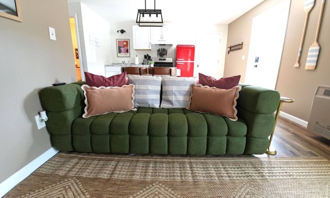 St Ignace House | Walk to Mackinac Ferry Sleeps 16 6BR Retreat