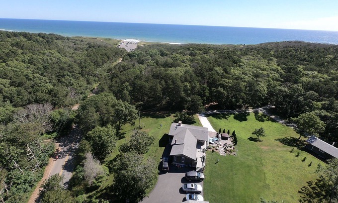 Wellfleet House | Walk to Newcomb 3BR, 2BA House w/Hot Tub central A/C optional studio Cabin.