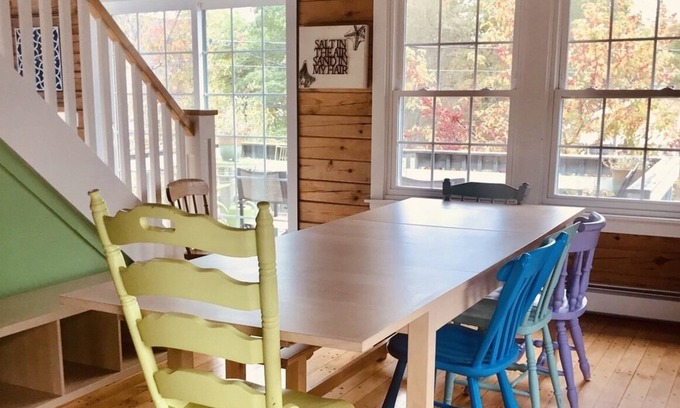 York Beach House | Walk to the beach! This house is perfect for multi families, space and privacy!