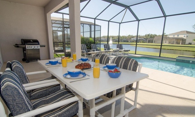 Cumbrian Lakes House | Waterbank Haven - lakefront views, sunny pool / deck, gated community, close to Orlando attractions
