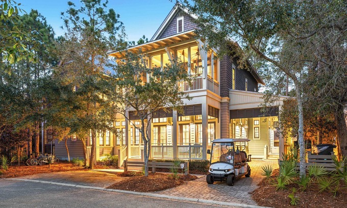 Watercolor House | WaterColor Retreat with Beach Club Access, Golf Cart, and Private Pool for the Ultimate Escape!