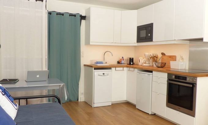 Saint-Pierre-Quiberon Apartment | Waterfront studio in Penthièvre