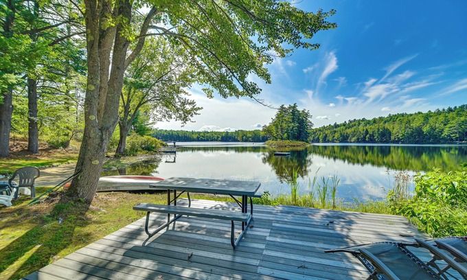 Bridgton House | Waterfront Escape w/Beach Access in Bridgton
