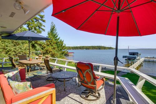 Nisswa House | Waterfront Gull Lake with Dock Family Friendly!