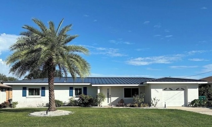 Port Charlotte House | Waterfront Home with Private Heated Saltwater Pool and Dock, on Saltwater Canal