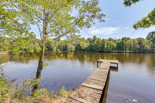 Farmville House | Waterfront Home with Dock and Yard, 4 Mi to Farmville!