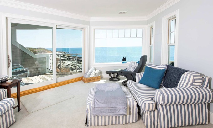 Easton's Point House | Waterfront Home with Ocean Access & Coastal Views