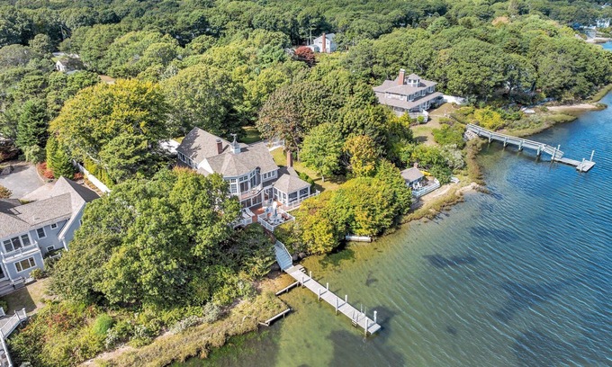 East Falmouth House | Waterfront Luxury in Falmouth with Private Beach Access RPAM119