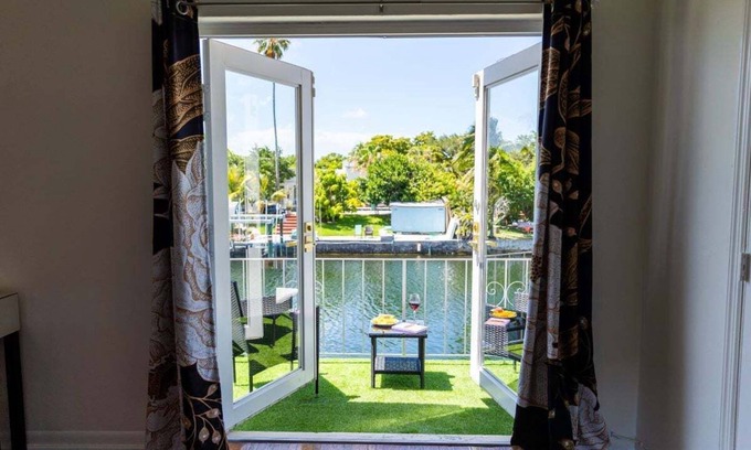 North Miami House | Waterfront Oasis | 2BR Canal Home w/Private Dock