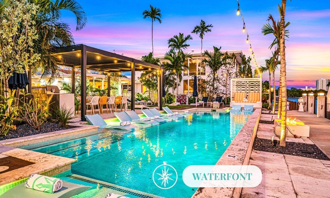 Coral Ridge House | Waterfront Residence/Heated Pool/grand outdoor/Lime Key