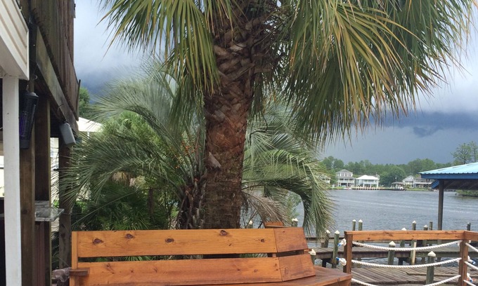 Kiln House | Waterfront River View While Watching The Boats Go By Directly On Jourdan River