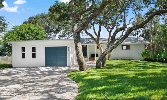 Vilano Beach House | Waterfront Serenity, Steps to Beach, Fire Pit, BBQ