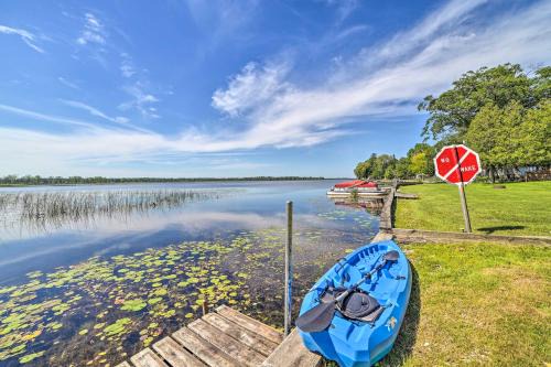 Tawas City House | Waterfront Tawas Lake Retreat with Fire Pit!