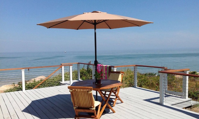 Gloucester House | Waterfront Wingaersheek Beach Unobstructed Panoramic Ocean and Lighthouse Views