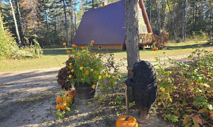 Wannaska Cabin | We are 22 mi from Warroad, 26 mi from Roseau, 2.3 mi from Hayes Lake State Park