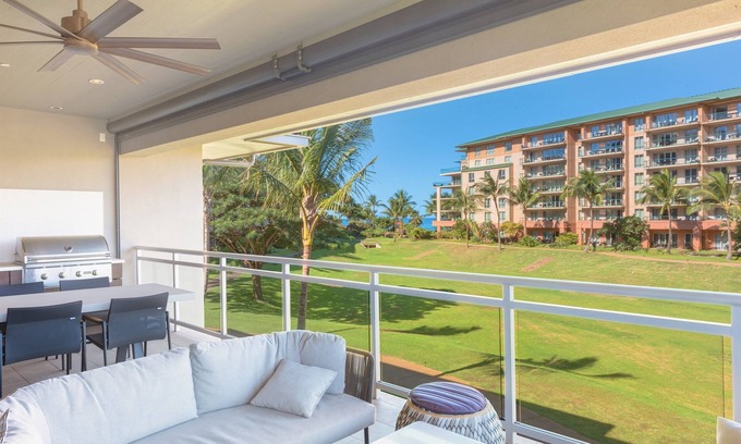Honokowai Villa | Welcome to 3 Luana Garden Villas 1A,1C& 1D Oceanfront resort Partial ocean Views