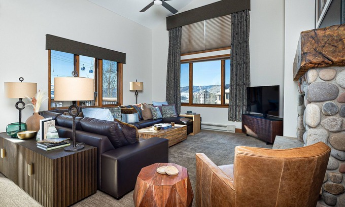 Steamboat Springs Condo | Well-equipped ski-in/out condo with pool, WiFi, hot tub, & gym