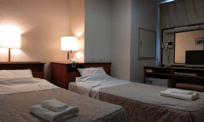 Hiroshima City Centre Hotel | Westernstyle twin room With unit bath No smok/Hiroshima Hiroshima