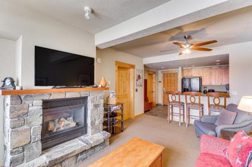 Whitefish Apartment | Whitefish Mountain Condo Balcony and Resort Access!