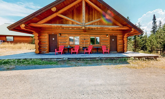 Lac Le Jeune Cabin | Wilderness resort cabin with deck, free WiFi, & full kitchen - dog-friendly