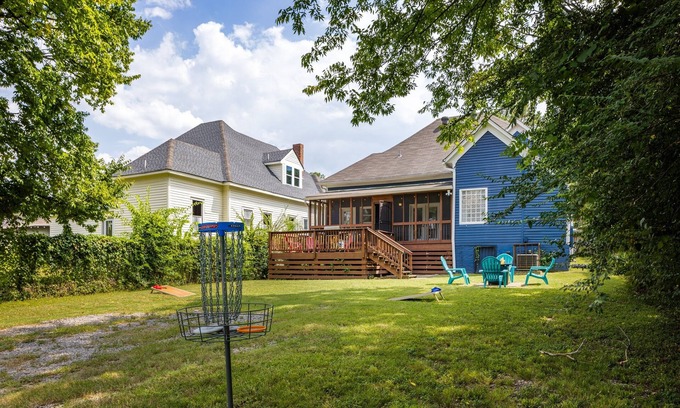 Forest Park House | Wilson Historic Home on 5th Ave - 3BR/Games/Groups