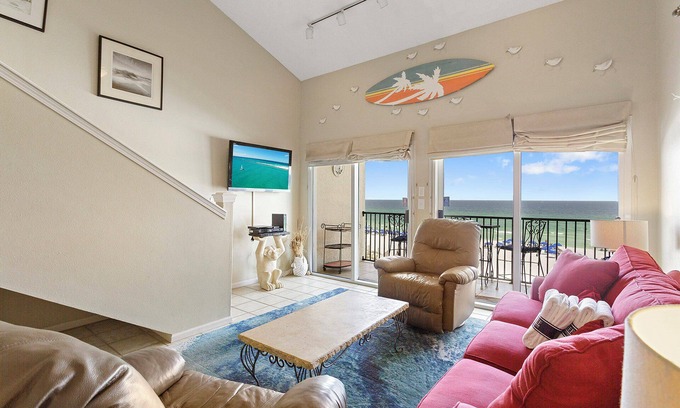 Miramar Beach Condo | Windancer 409 - Miramar Beach! Gulf Front! Community Pool! Free Beach Service!